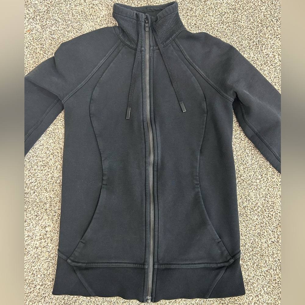 Lululemon Huddle and Hustle Black Zip-Up Jacket